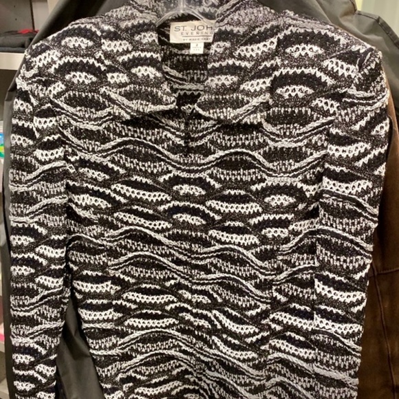 ST. JOHN EVENING BY MARIE GRAY SPARKLY CARDIGAN - Picture 1 of 2